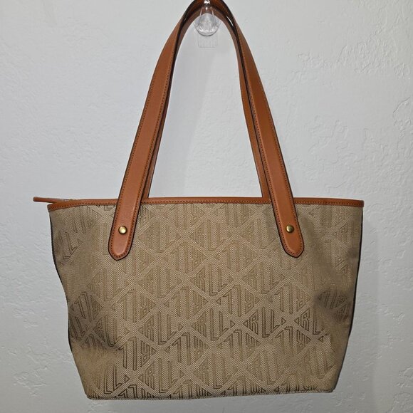 Ralph Lauren signature vintage satchel tote - Picture 2 of 6